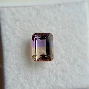 💜💛 1.85 CT Natural Ametrine Emerald Cut PERFECT Split Bi-Color Gemstone